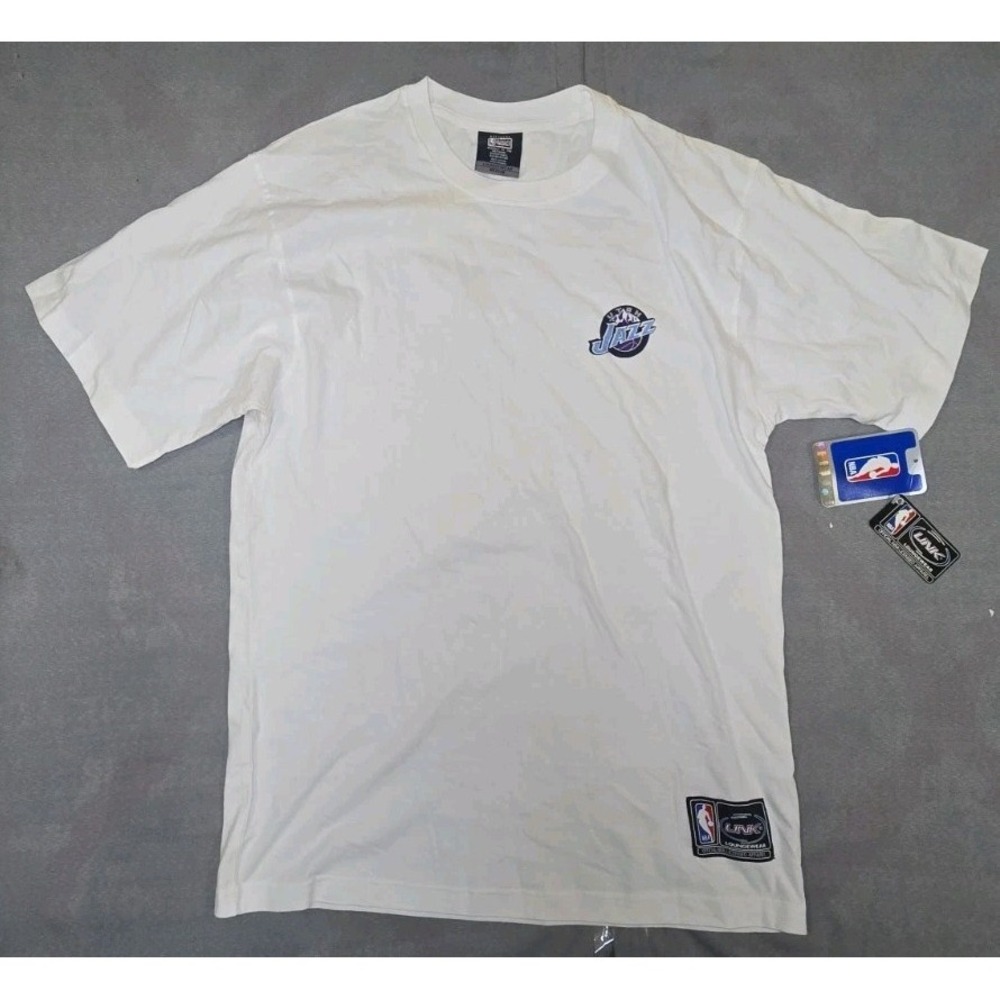 NWT UNK Utah Jazz Shirt Mens Medium White NBA Loungewear Basketball Tee New Tags